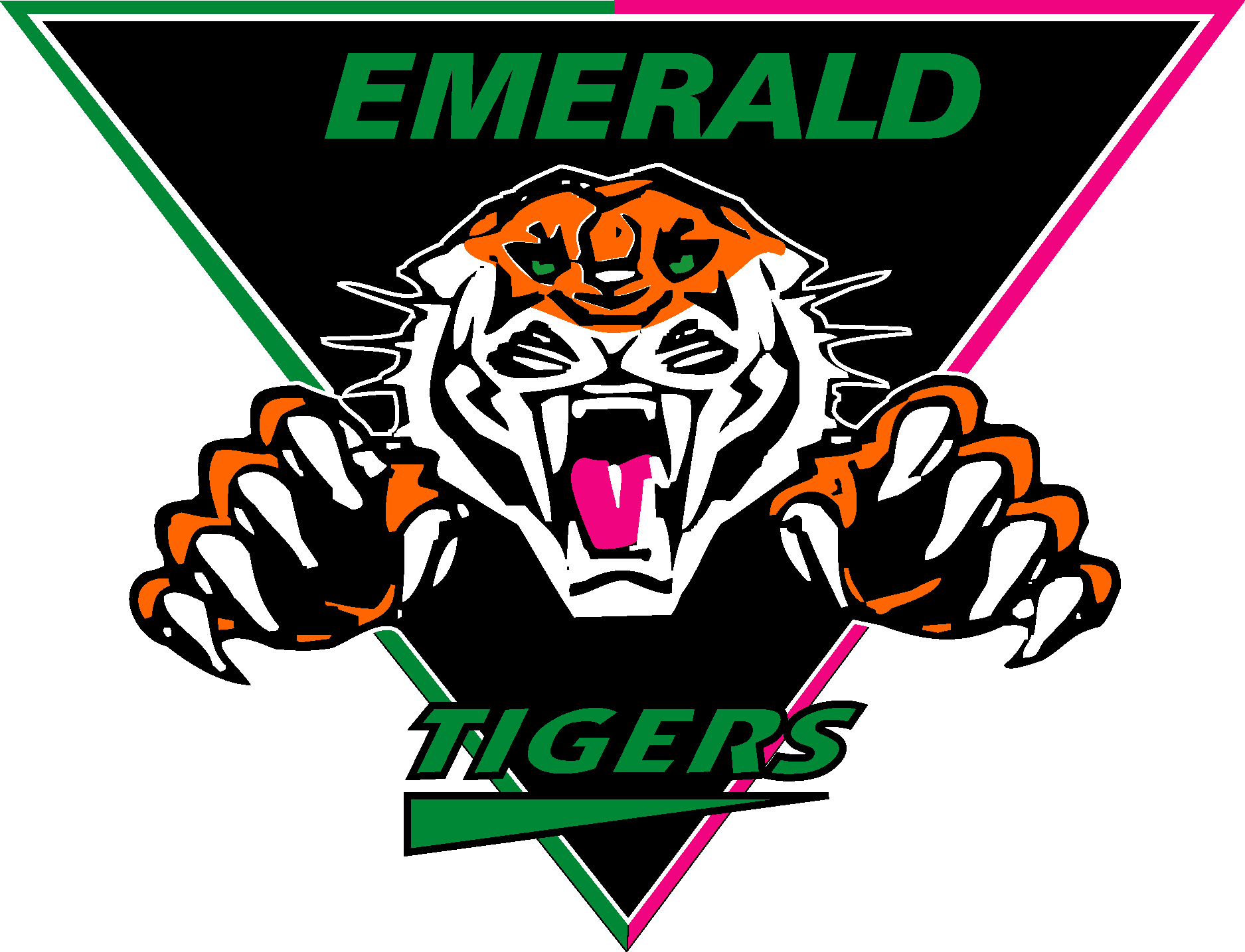 Emerald Tigers Logo Vector Logo